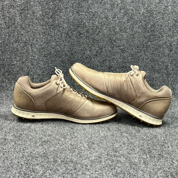 Skechers Go Golf Elite 2 Spikeless Golf Shoes Mens Size 11.5 Tan Leather Sneaker - Picture 7 of 11